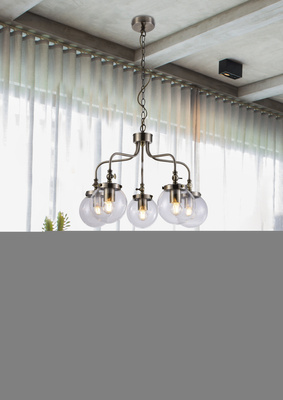 Lampa sufitowa Candellux Ballet 35-70876  E27 patyna