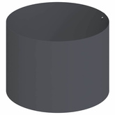 Doniczka ogrodowa Antracyt 90 x 90 x 20 cm Stal zimnogięta