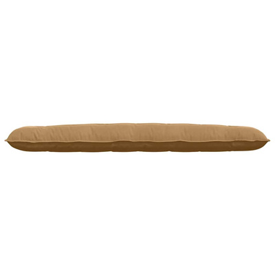 Poduszka na plecy Brązowy 200 x 50 cm Tkanina sztruksowa