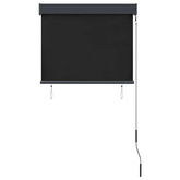 vidaXL Roleta zewnętrzna, 80x250 cm, antracytowa