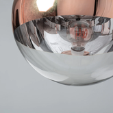 Lampa Wisząca Szklana Kula mosiąd Abruzzo Arteo