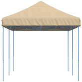 vidaXL Składany namiot imprezowy typu pop-up, beżowy, 580x292x315 cm