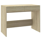 vidaXL Biurko, dąb sonoma, 101x50x76,5 cm, materiał drewnopochodny