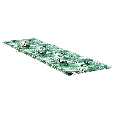 vidaXL Poduszka na leżak, wzór w liście, tkanina Oxford