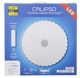Plafon biały LED 38,5cm zmienna barwa jasność + pilot Calipso 13-75093