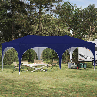 Namiot imprezowy rozkładany 575 x 288 x 245 cm niebieski