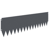 Krawężnik do trawnika 20 szt. 103 x 30 cm Stal antracytowy