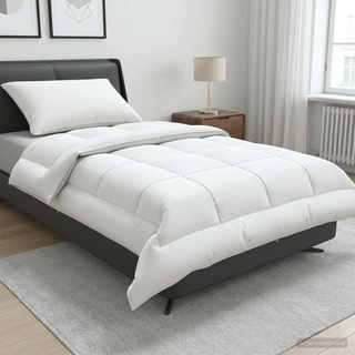 Zestaw kołdry i poduszek 2 szt. 140x200 cm Lato 140 GSM Wełna