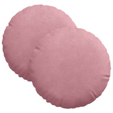 Poduszki na siedziska 2 pcs Różowy ?30 x 13 cm Aksamit