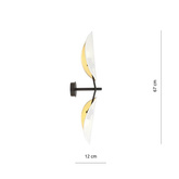 Kinkiet VENE K2 WHITE/GOLD