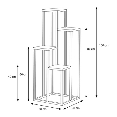 Meble dekoracyjne KS-50 KWIETNIK XL z serii KAJA HOME