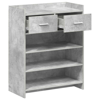 Szafka na buty z szufladą Betonowy szary 73,5 x 36 x 92 cm