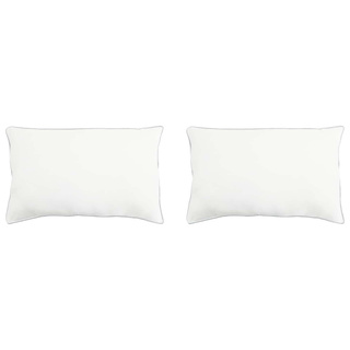 Poduszka 2 pcs Biały 60 x 70 cm Włókno bambusowe