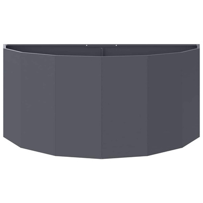 Donica Antracyt 120 x 60 x 50 cm Stal