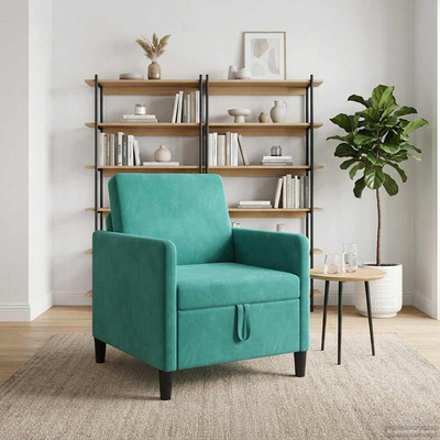 Sofa z miejscem do przechowywania Turkusowy 72 x 78 x 87 cm
