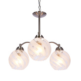 baida lampa wisząca satynowa klosz matowo transparentny 33-16409