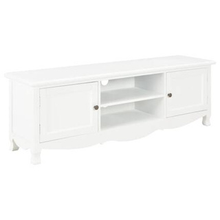 vidaXL Szafka pod TV, biała, 120 x 30 x 40 cm, drewniana