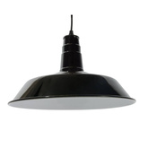 Lampa Wisząca Retro Loft Czarno biała 36cm E27 Abruzzo Grote