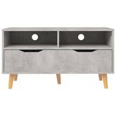 vidaXL Szafka pod TV, szarość betonu, 90x40x48,5 cm