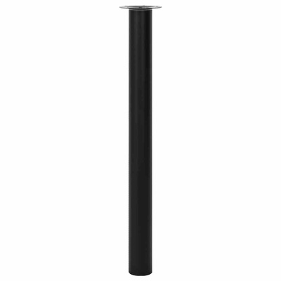 Teleskopowe nogi stołowe, 2 szt., czarne, 710 mm-1100 mm