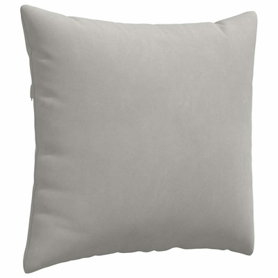 Poduszki na sofę 2 pcs Jasnoszary 45 x 45 cm tkanina