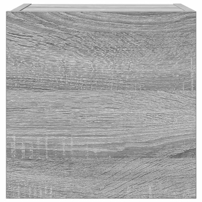 vidaXL Wisząca szafka telewizyjna, szary dąb sonoma, 30,5x30x30 cm