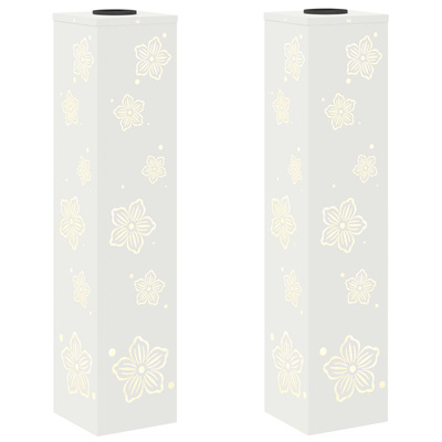 Słoneczna LED lampa na ścieżkę 2 pcs Biały