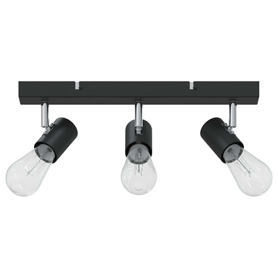 Reflektor sufitowy Czarny 38 x 6,5 x 11,5 cm Metal