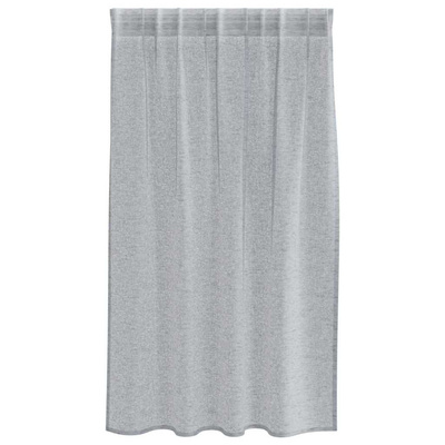 Firany Voile 2 pcs Ciemnoszary 140 x 140 cm Poliester