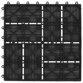 Płytka Tarasowa 11 pcs Czarny 30 x 30 cm