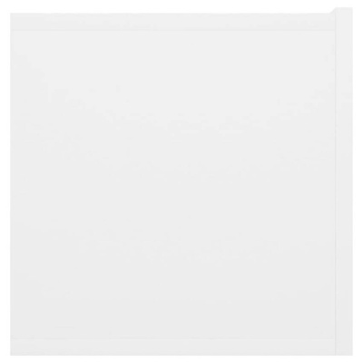 vidaXL Szafka wisząca pod TV, biała, 60x30x30 cm