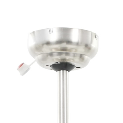 vidaXL Wentylator sufitowy z lampą, 128 cm, biały