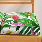 Poduszka 4 pcs Wielokolorowe 40 x 40 x 8 cm Materiał Oxford