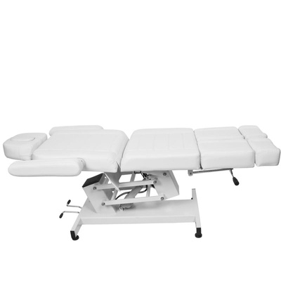 Fotel kosmetyczny elektr. Azzurro 706 pedi 1 siln. biały 109099