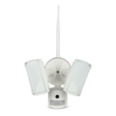 18W Naświetlacz LED SMD z czujnikiem ruchu i kamerą / Wifi / Barwa:6000K / Obudowa: Biała