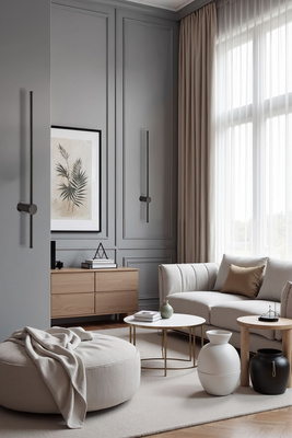 Kinkiet ARIAN 100 czarny 15W LED 4000K  nowoczesna lampa ścienna  do salonu korytarza łazienki sypialni biura