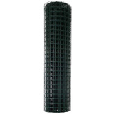 Ogrodzenie Euro 1 x 25 m Żelazo pokryte PVC zielony