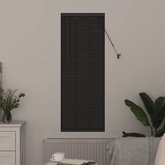 Żaluzje weneckie Ciemnoszary 130 x 45 cm Aluminium