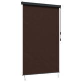 Roleta brązowy 60 x 250 cm Materiał i Aluminium