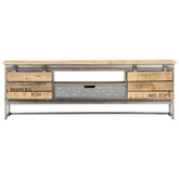 vidaXL Szafka pod TV, 120x30x40 cm, lite drewno mango