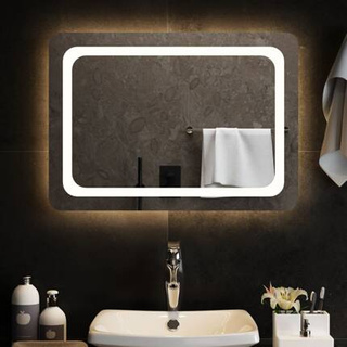 Lustro łazienkowe z LED, 70x50 cm vidaXL