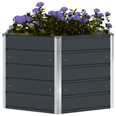 Donica Antracyt 129 x 129 x 75 cm Stal