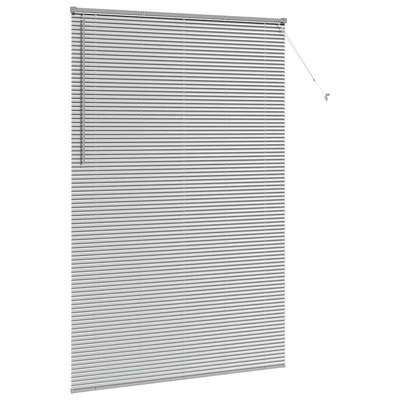 Żaluzje weneckie Srebrny 220 x 145 cm Aluminium