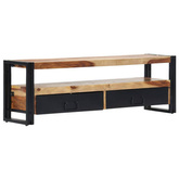 vidaXL Szafka pod TV, 120 x 30 x 40 cm, lite drewno sheesham