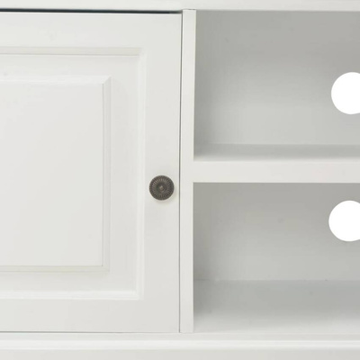 Szafka pod TV, biała, 90x30x40 cm, drewniana vidaXL