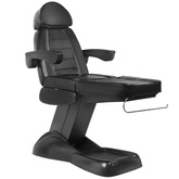 Fotel kosmetyczny elektr. Lux czarny 100709