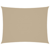 Żagiel ogrodowy, tkanina Oxford, prostokątny, 4x5 m, beżowy
