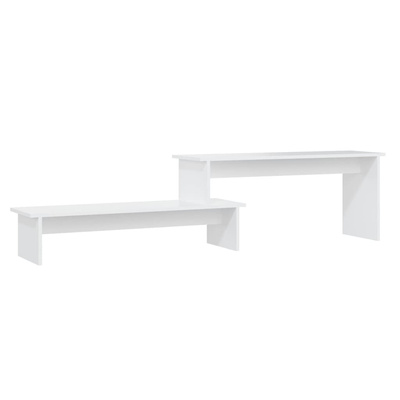 vidaXL Szafka pod TV, biała, 180x30x43 cm, materiał drewnopochodny