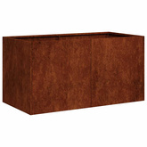 Doniczka Rusty 80x40x40 cm Stal nierdzewna