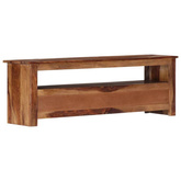 vidaXL Szafka pod TV, 118x30x40 cm, lite drewno sheesham